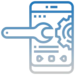 Icon für den Smartphone und Tablet Reparatur Service von KNT Solutions in Rudolstadt, Saalfeld, Thüringen und deutschlandweit