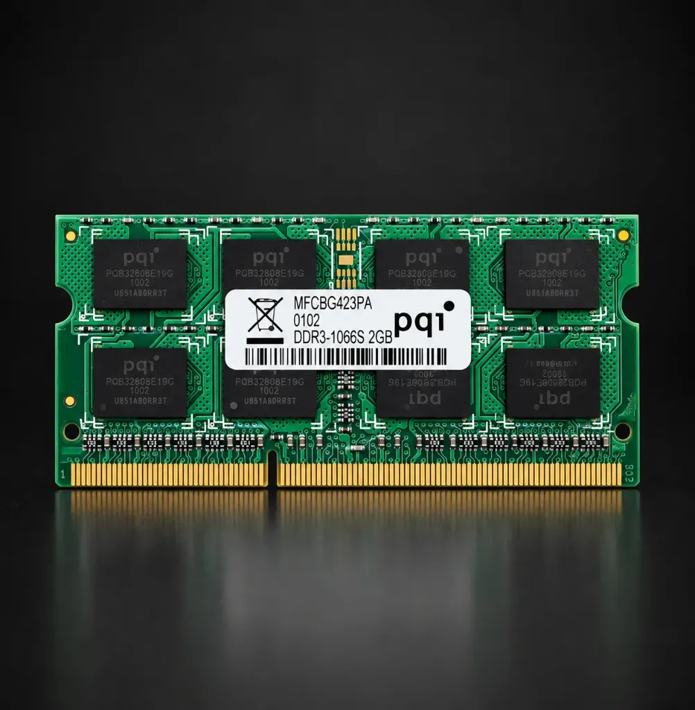 Original PQI 2GB DDR3 SO-DIMM Laptop Arbeitsspeicher | 204-Pin | Refurbished
