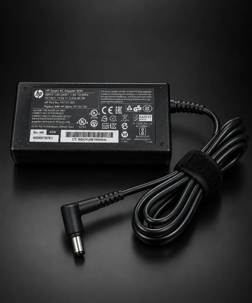 Original HP 65W AC/DC Netzteil Adapter | 19.5V / 3.33A | Blue Tip 4.5mm | Refurbished