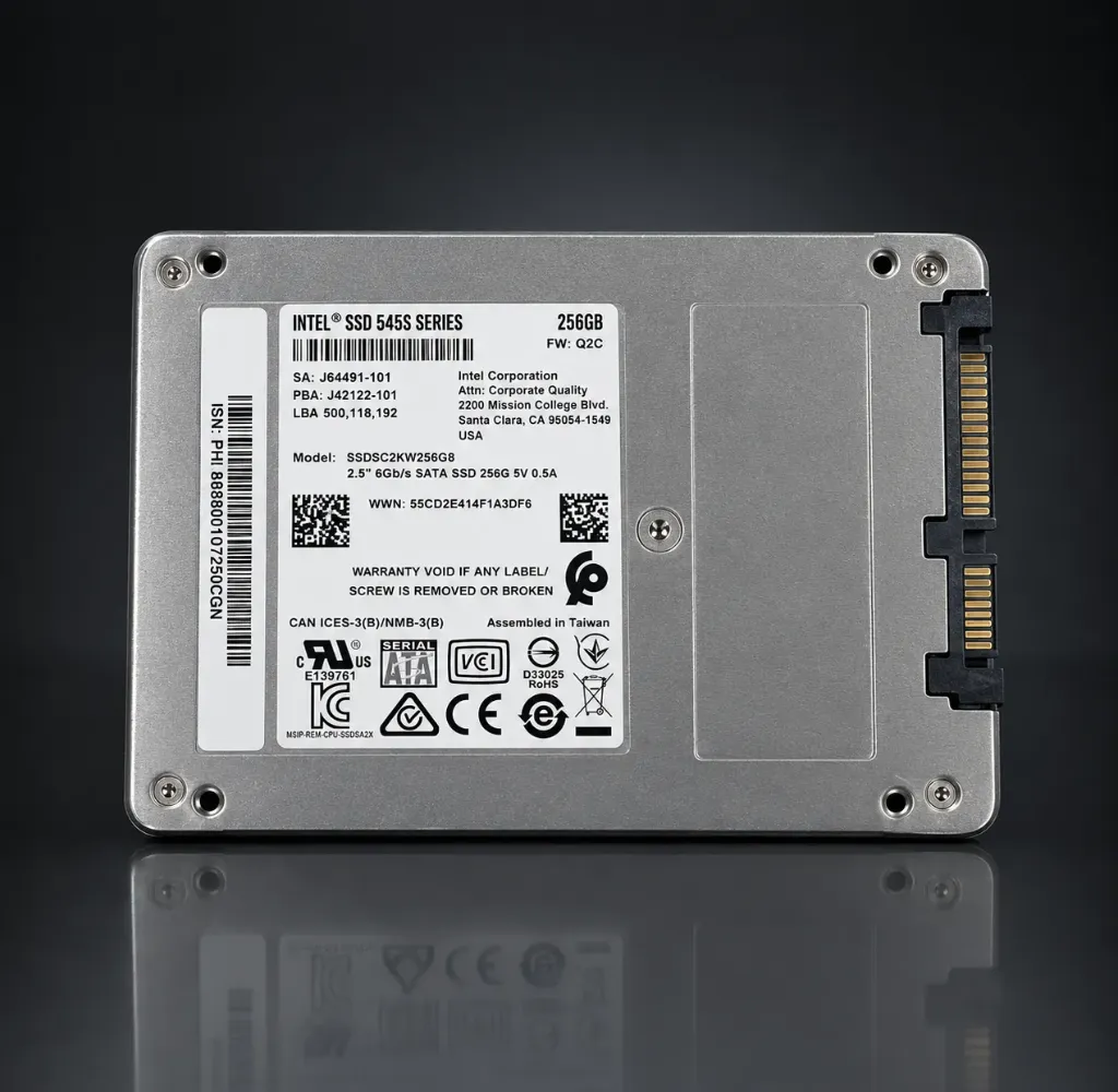 Intel SSD 545s Series 256 GB – Zuverlässige Marken-Performance für Büro & Alltag
