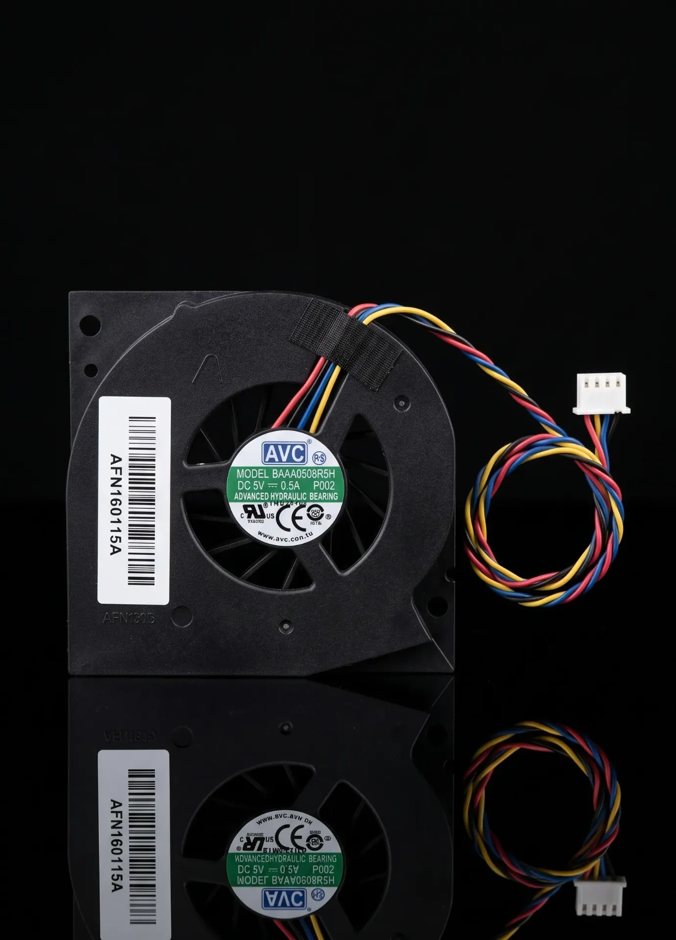 Original AVC BAAA0508R5H P002 CPU Lüfter DC 5V 0.5A | AFN160115A | Refurbished