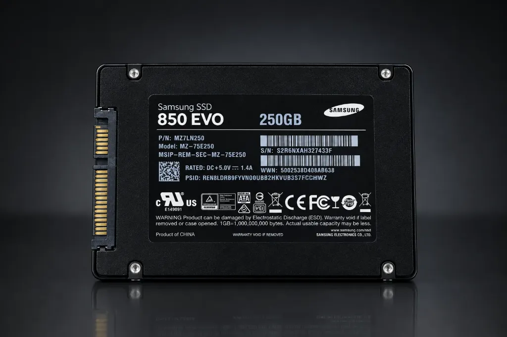 Samsung SSD 850 EVO 250 GB – Der bewährte Bestseller für schnelle Ladezeiten