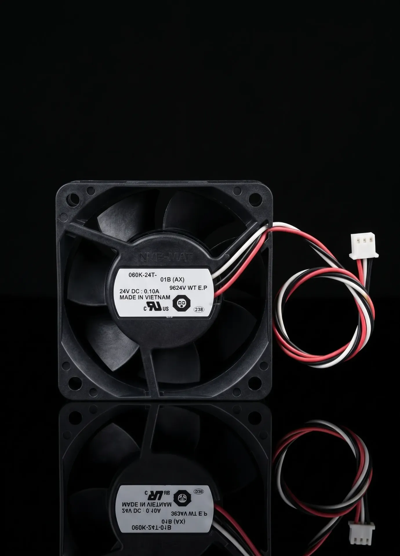 Original Nidec D06K-24TU 24V DC 0.10A Axiallüfter 60x60x25mm 3-Pin | Refurbished