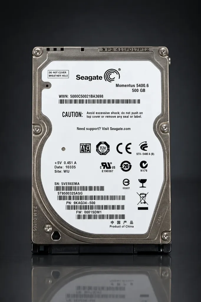 Seagate Momentus 5400.6 500 GB – Zuverlässige 2,5-Zoll-Festplatte für Laptop & Speichererweiterung