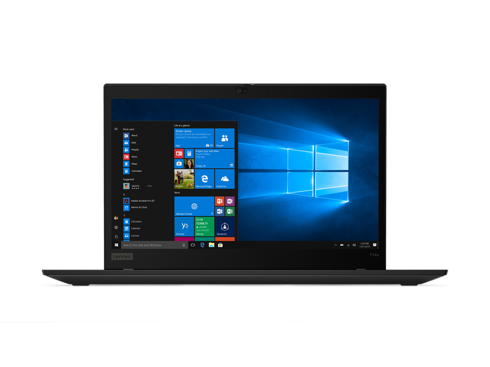 Lenovo ThinkPad T14s Laptop Intel 10310U Core i5 4x1.70 GHz 14 Zoll 1920x1080 16 GB RAM 512 GB SSD Backlight | Refurbished