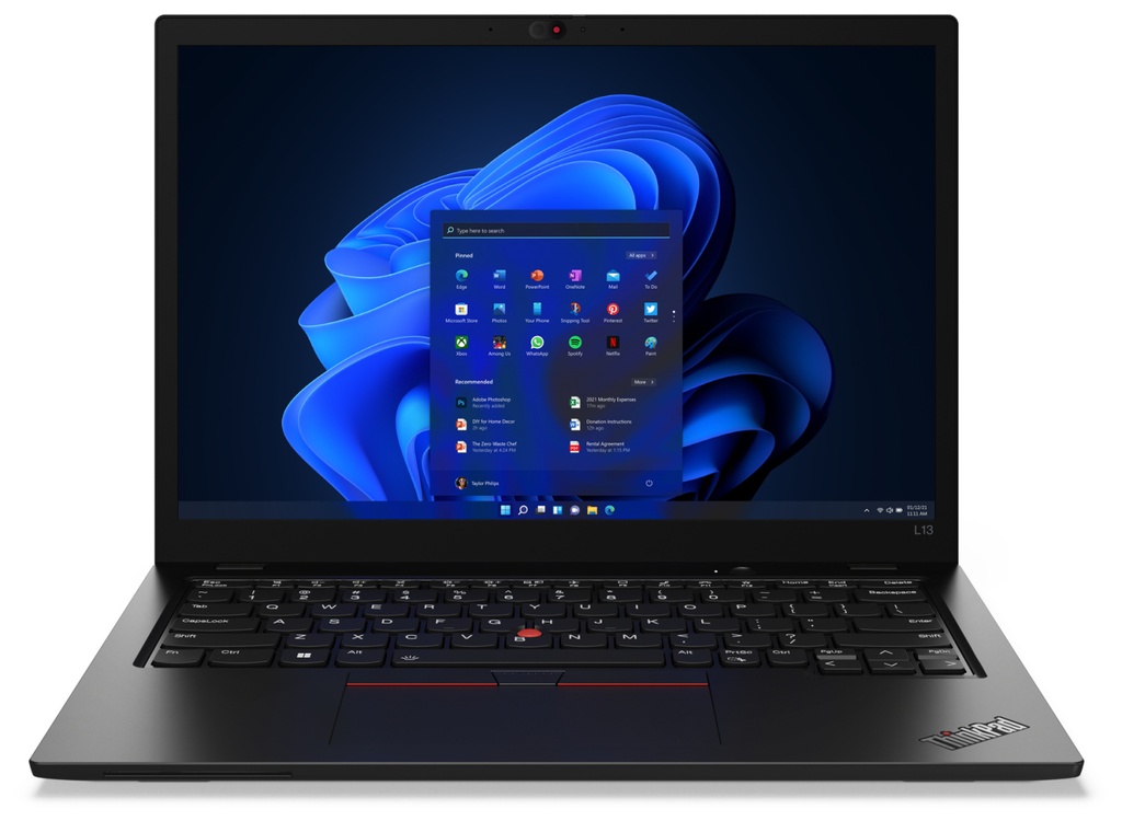 Lenovo ThinkPad L13 Gen 3 Laptop Intel 1235U Core i5 10x1.30 GHz 13.3 Zoll 1920x1200 16 GB RAM 512 GB SSD Backlight | Refurbished