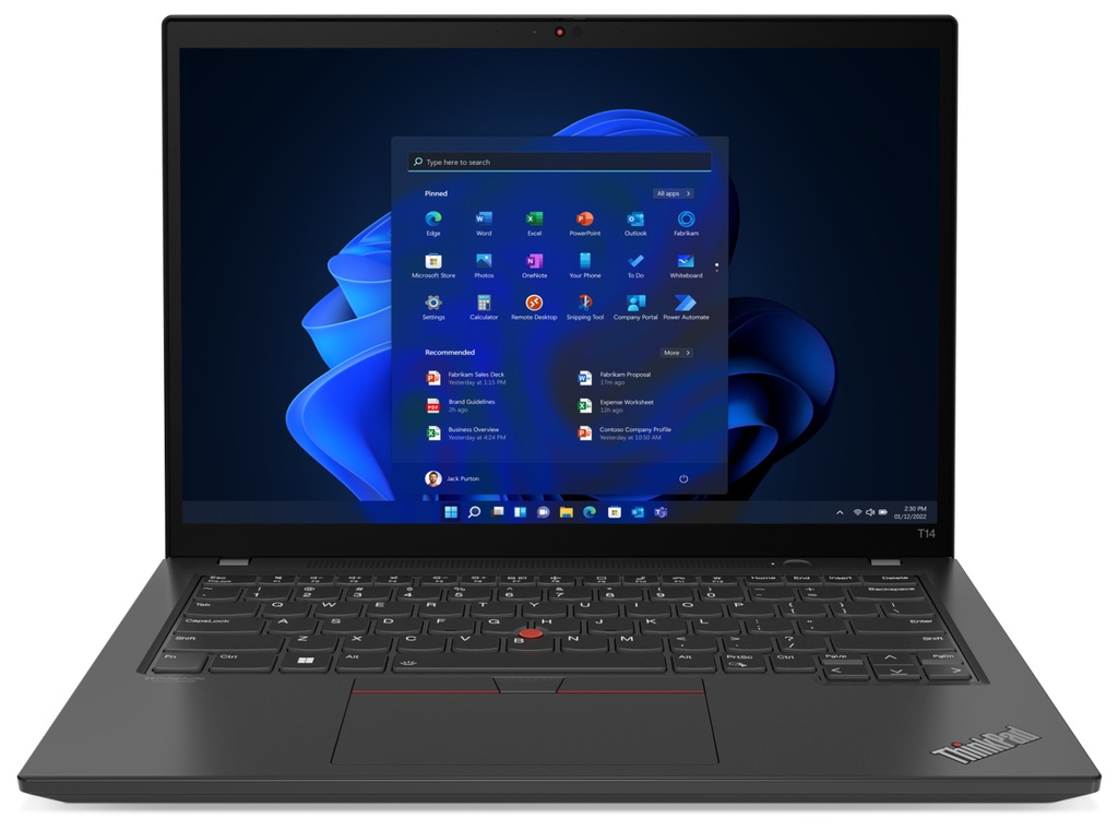 Lenovo ThinkPad T14 Gen 3 Laptop Intel 1245U Core i5 10x1.60 GHz 14 Zoll 1920x1200 16 GB RAM 512 GB SSD Touch LTE Backlight | Refurbished