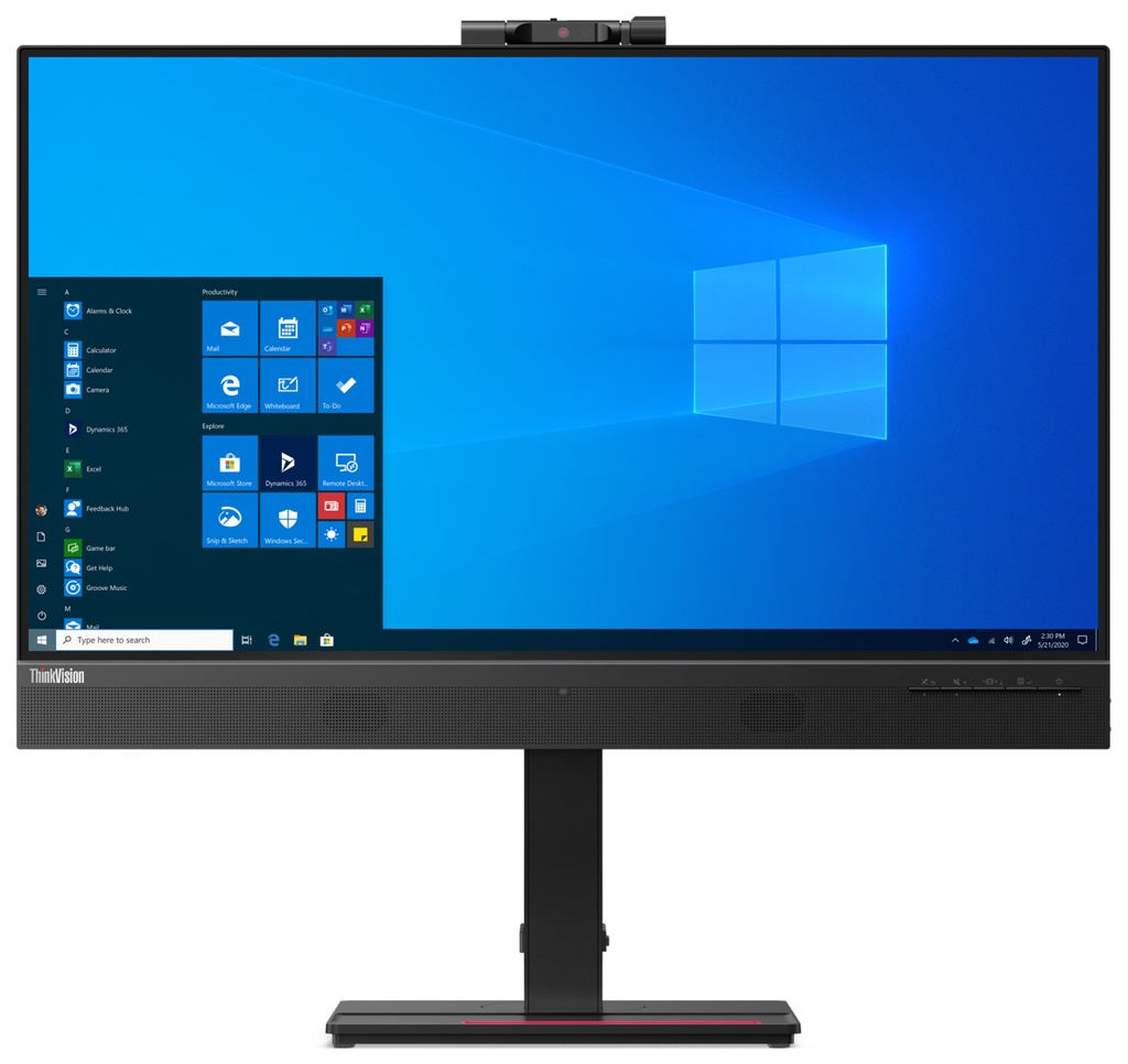 Lenovo ThinkVision T27hv-20 Monitor 27 Zoll 2560x1440 black | Refurbished