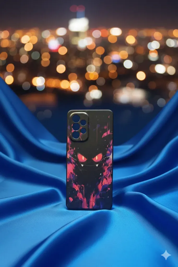 Samsung Galaxy A53 5G Schutzhülle – NEU – Schwarzes Hardcase – Exklusives Nebulak-Art-Design (Violett/Pink) – Stoßfest & Stylisch