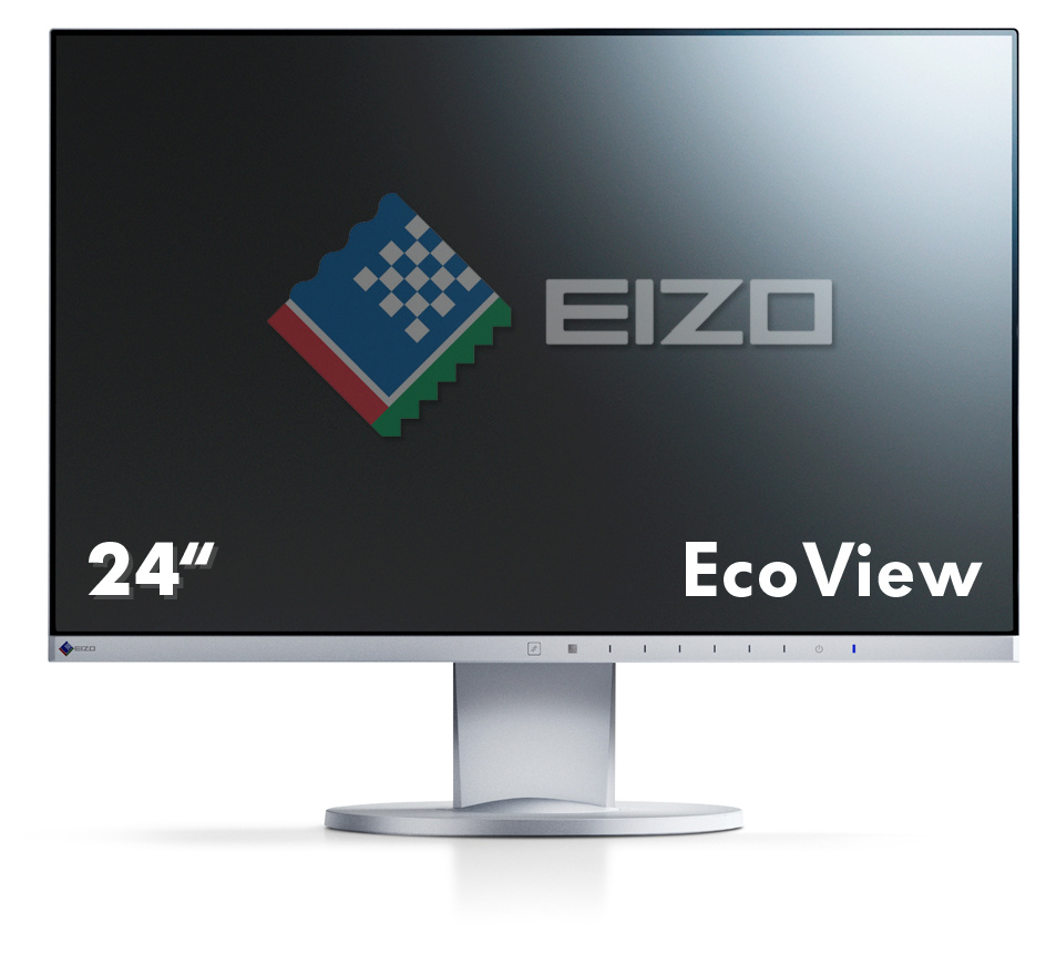 Eizo FlexScan EV2450 Monitor 24 Zoll 1920x1080 marble grey | Refurbished