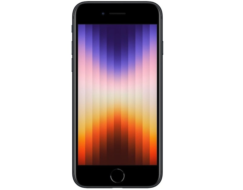 Apple iPhone SE (2022) midnight Smartphone Apple A15 Bionic SOC 6x3.23 GHz 4.7 Zoll 1334x750 4 GB RAM 128 GB Intern Touch LTE | Refurbished