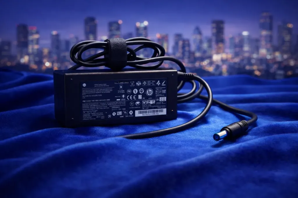 Original HP Laptop Netzteil 65W (19,5V / 3,33A) – Modell 854055-003 – Blaues Stecker-Ende (4.5mm) – Refurbished & Geprüft – Nachhaltig