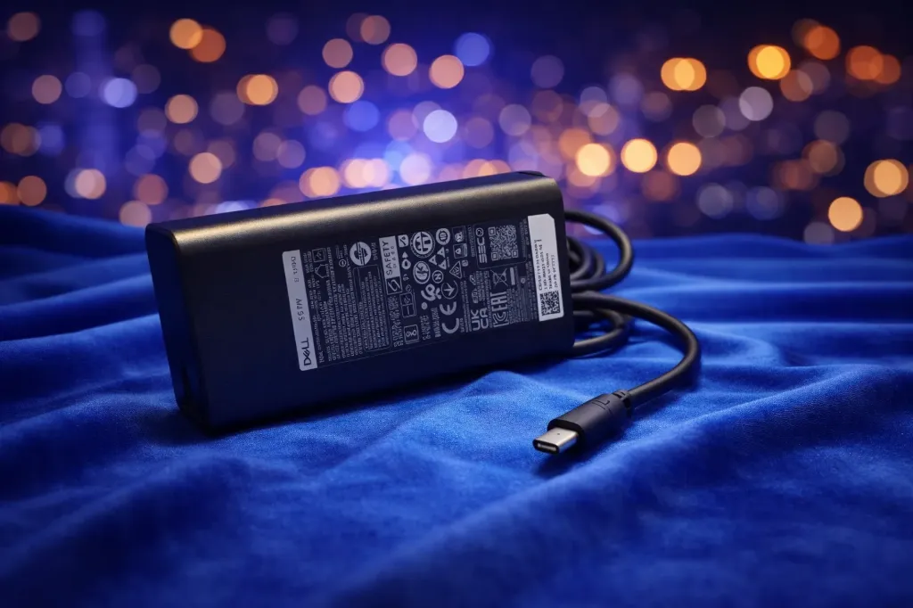 Original Dell USB-C Laptop Netzteil 65W (20V / 3,25A) – Modell DA65NM190 – Refurbished & Geprüft – Nachhaltige Stromversorgung – Typ-C