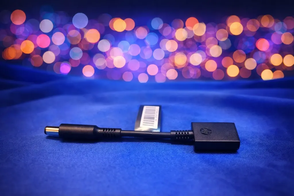 Original HP Netzteil Adapter-Kabel – 7,4 mm auf 4,5 mm – Modell 825026-001 – Refurbished & Geprüft – Nachhaltiges IT-Zubehör