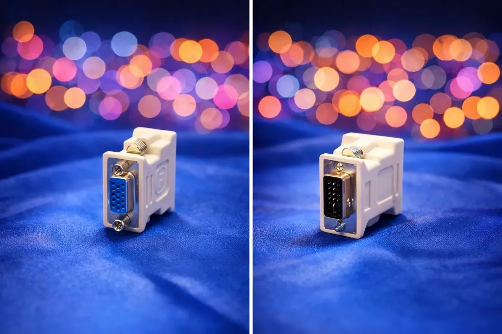 Original DVI-I auf VGA Adapter – Dual Link (24+5 Pin) auf Sub-D – Refurbished & Geprüft – Nachhaltiges IT-Zubehör