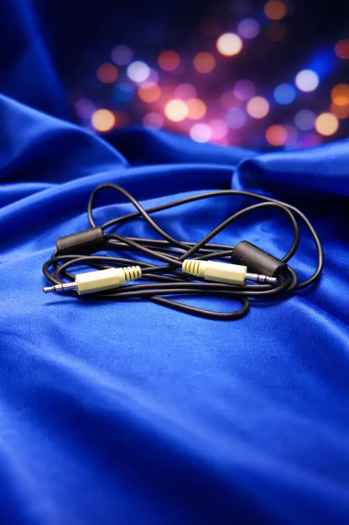 Hochwertiges AUX-Klinkenkabel – 3,5mm Stecker auf 3,5mm Stecker – ca. 2 Meter – Schwarz – Refurbished & Geprüft – Nachhaltiges Audio-Zubehör