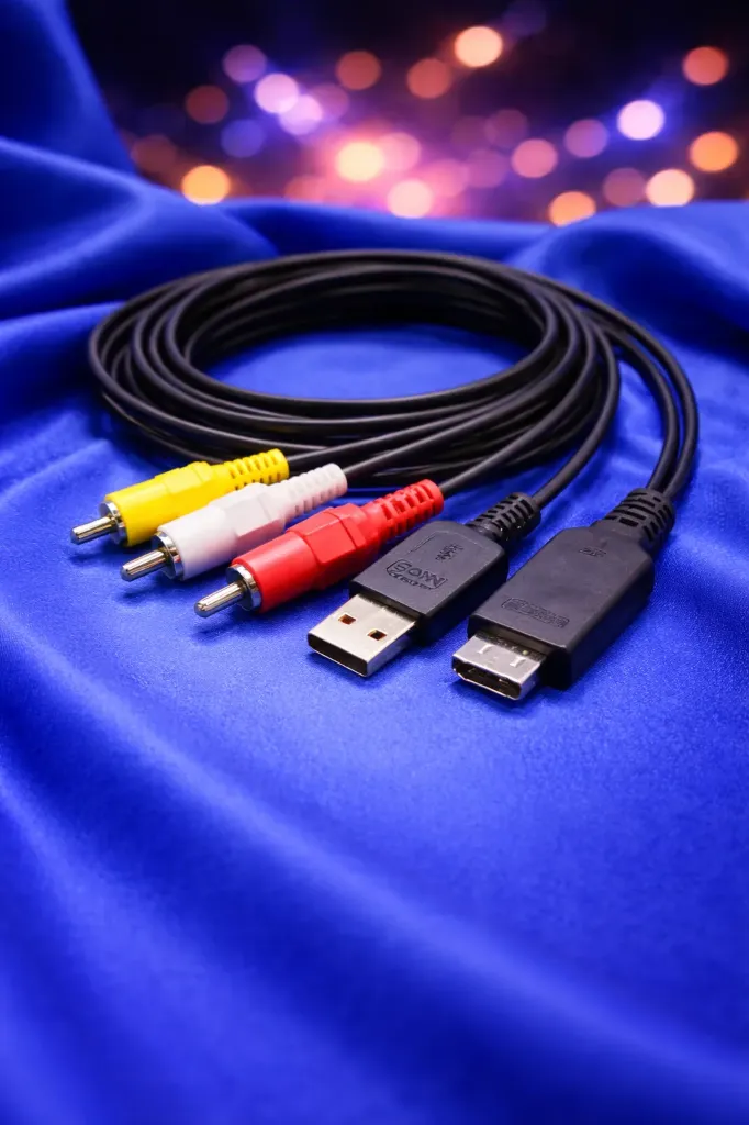Original Sony AV-Kabel Type 2 – USB & Cinch (RCA) Multimedia-Kabel – Refurbished & Geprüft – Nachhaltiges Zubehör für Sony Cybershot & Kameras