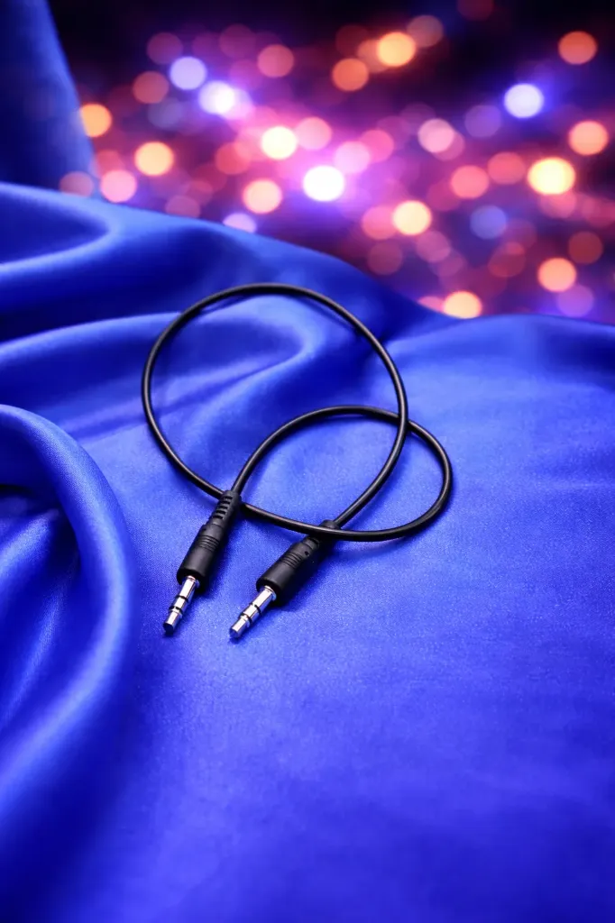 Premium AUX-Audiokabel – 3,5mm Klinke auf 3,5mm Klinke – ca. 50cm – Schwarz – Refurbished & Geprüft – Nachhaltiges IT-Zubehör