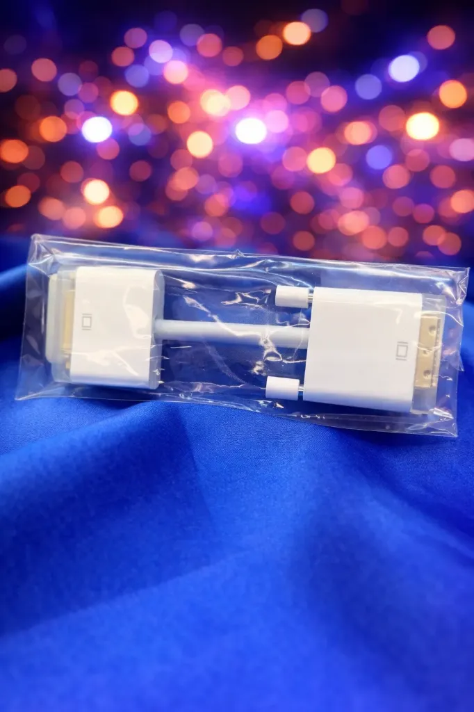 Original Apple Mini-DVI auf DVI Adapter – Modell M9321G/B – Weiß – Refurbished & Geprüft – Nachhaltiges IT-Zubehör für Mac & iMac