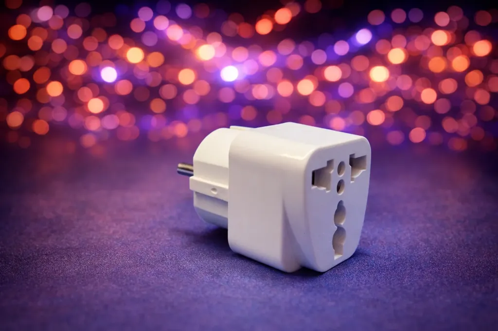 Premium Netzstecker-Adapter UK auf EU – Britische Buchse (Typ G) auf Schutzkontakt-Stecker (Typ F) – Weiß – Refurbished & Geprüft – Nachhaltiges IT-Zubehör