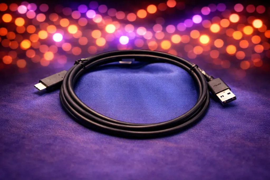 Original Refurbished USB 3.1 Kabel (Typ-C auf USB-A) – Highspeed Datentransfer & Fast Charge – Geprüfte IT-Qualität – 1,00 M