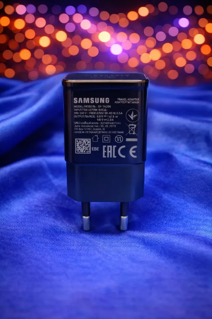Original Samsung EP-TA200 Fast Charger – USB Netzteil – 5V/2A & 9V/1.67A – Schwarz – Refurbished & Geprüft – Nachhaltiges IT-Zubehör