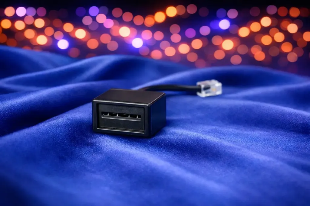 Original TAE-Telefon-Adapter – RJ45 Stecker auf 1x TAE-Buchse – Schwarz – Refurbished & Geprüft – Nachhaltiges Netzwerk-Zubehör