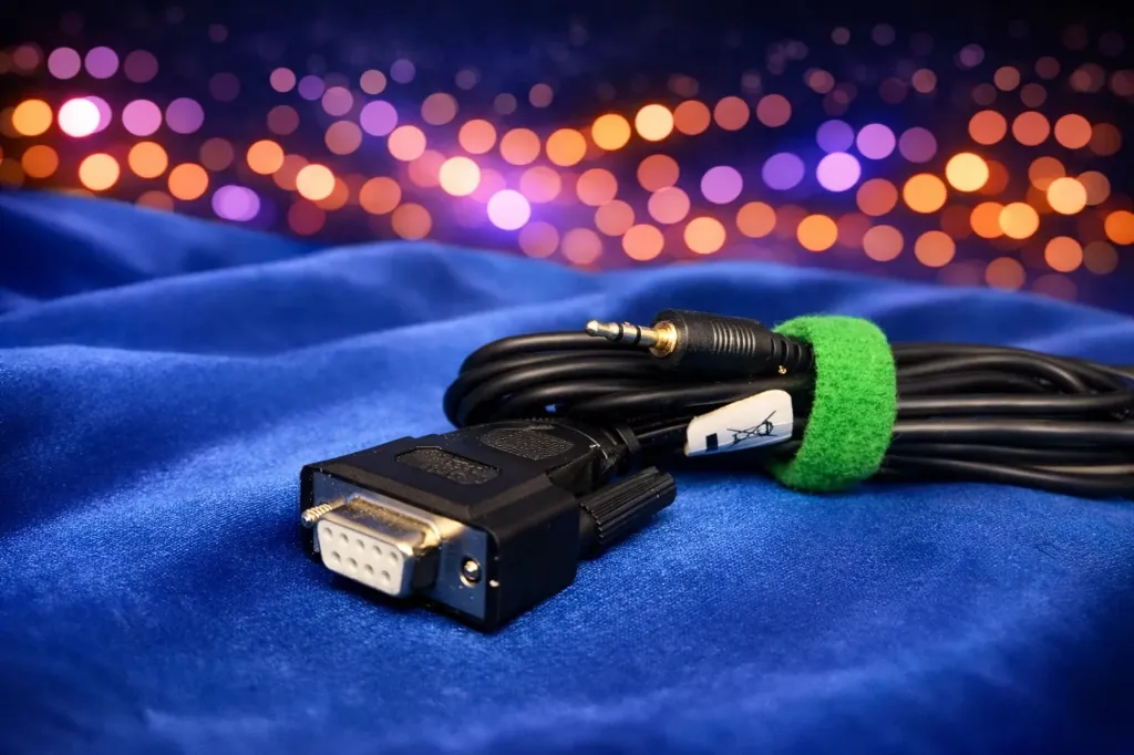 Serielles RS232-Anschlusskabel – DB9 Buchse auf 3,5 mm Klinke – Schwarz – Refurbished & Geprüft – Nachhaltiges IT-Spezialzubehör