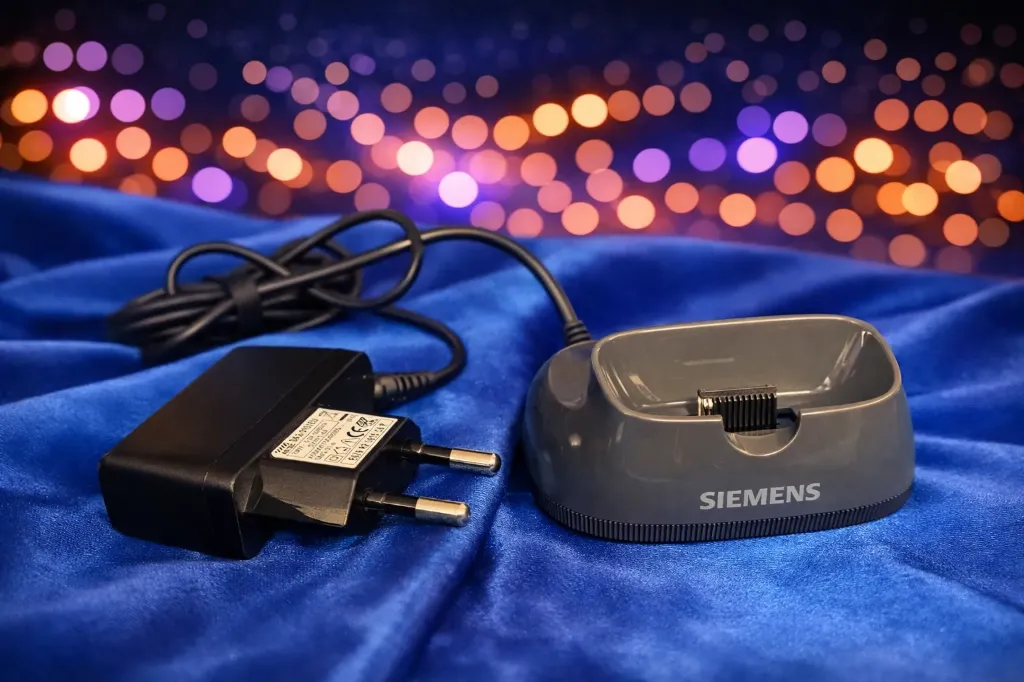 Original Siemens Gigaset Ladestation – S30852-S1526-R101-9 – Inkl. Netzteil – Grau – Refurbished & Geprüft – Nachhaltiges Festnetz-Zubehör