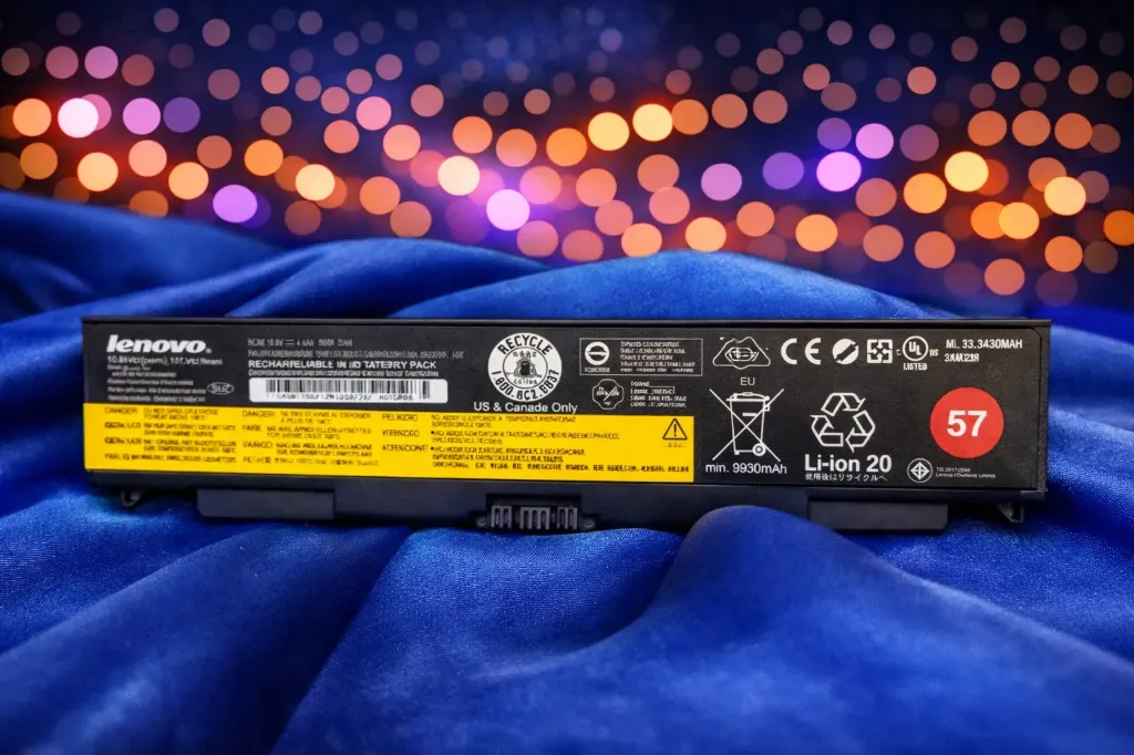 Original Lenovo 45N1771 Laptop Akku (Internal/ThinkPad) – 10.8V – 4400mAh (48Wh) – Li-Ion – Refurbished & Geprüft – Nachhaltige Green-IT Energie