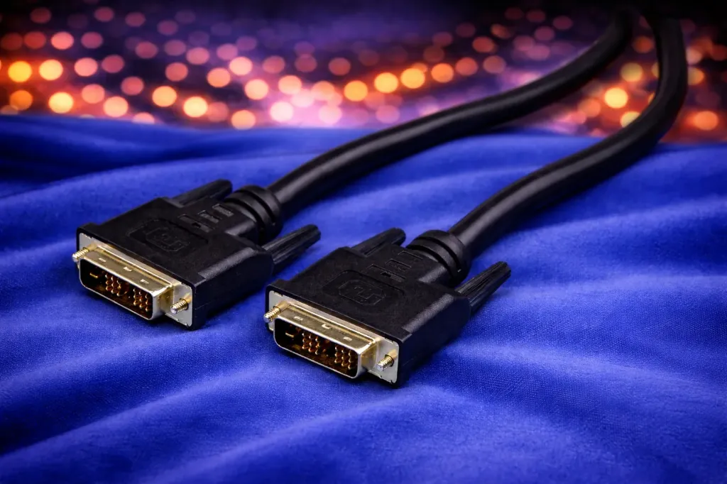 Premium DVI-D Monitorkabel – Single Link (18+1) – Digitales Videokabel – 2 Meter – Schwarz – Refurbished & Geprüft – Nachhaltiges IT-Zubehör