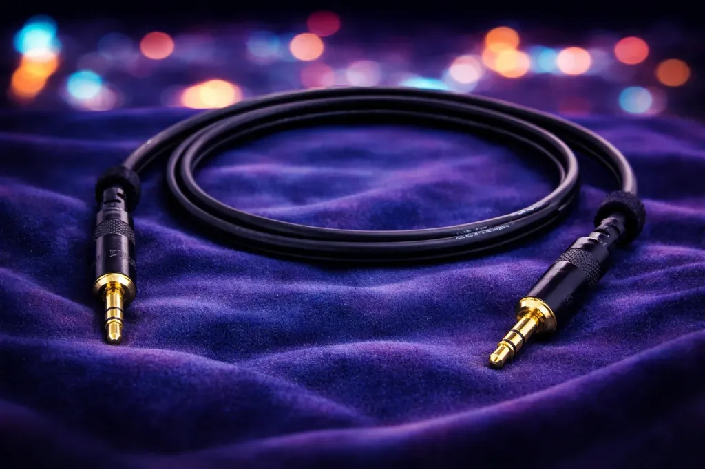 Premium Audio-Kabel – 2,5mm Klinke auf 2,5mm Klinke – Beidseitig Micro-Klinke – Vergoldete Kontakte – Schwarz – Refurbished & Geprüft – Nachhaltiges IT-Zubehör