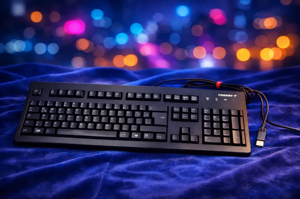 Cherry RS 6000 M Business-Tastatur – Ergonomische Präzision & Bewährte Zuverlässigkeit