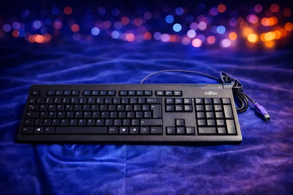 Fujitsu KB410 G PS/2 Tastatur – Zuverlässiger Schreibkomfort & Robuste Business-Qualität