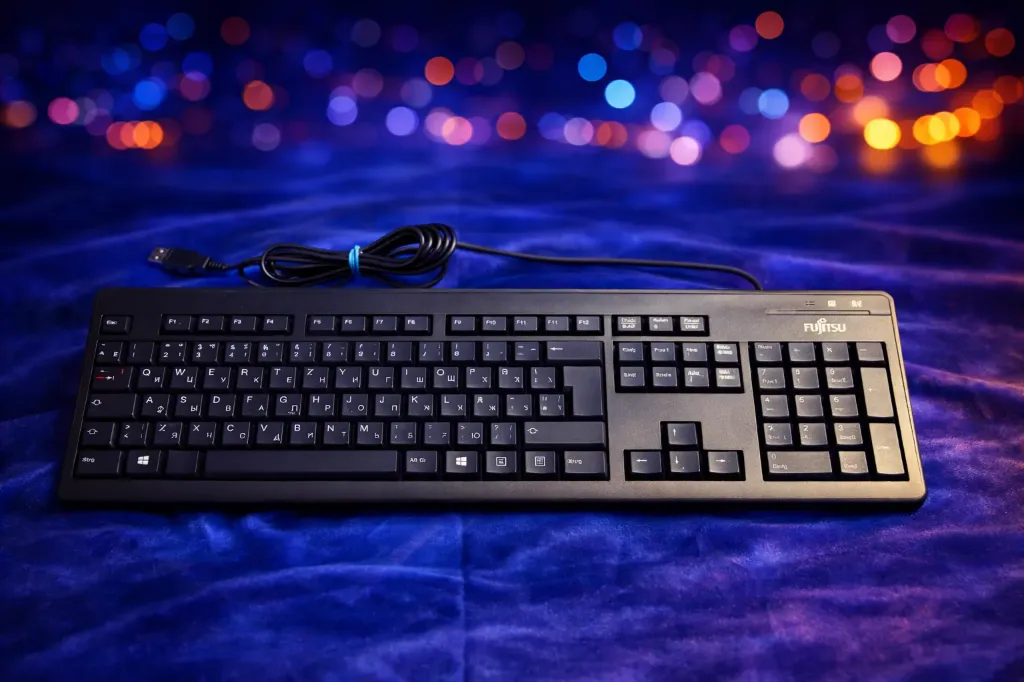 Fujitsu KB410 USB Tastatur – Zuverlässiger Schreibkomfort & Robuste Business-Qualität