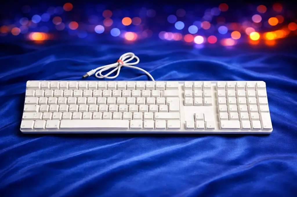 Apple A1048 USB Tastatur – Zeitloses Design & Erstklassiges Schreibgefühl