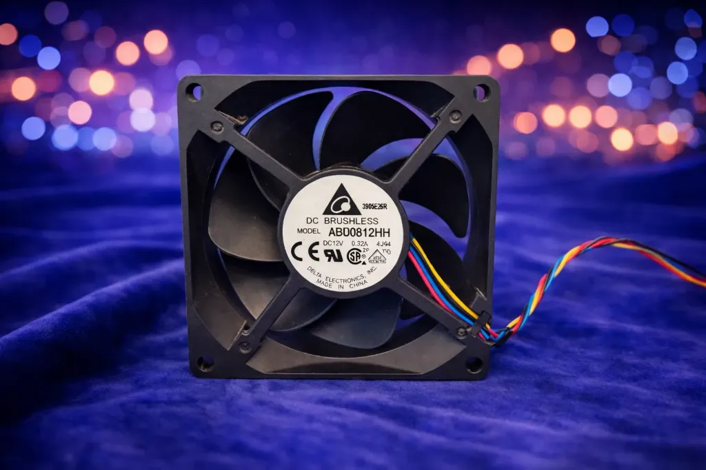 Delta Electronics AUB0812HH 80mm Gehäuselüfter – Kraftvolle Kühlung & Superflo-Lagertechnologie
