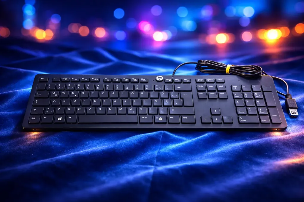 HP SK-2120 Business-Tastatur – Klassische Zuverlässigkeit & Effizientes Design