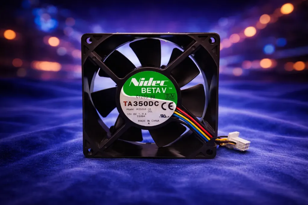 Nidec Beta V TA350DC 92mm Gehäuselüfter – Industrielle Präzision & Zuverlässige Kühlung