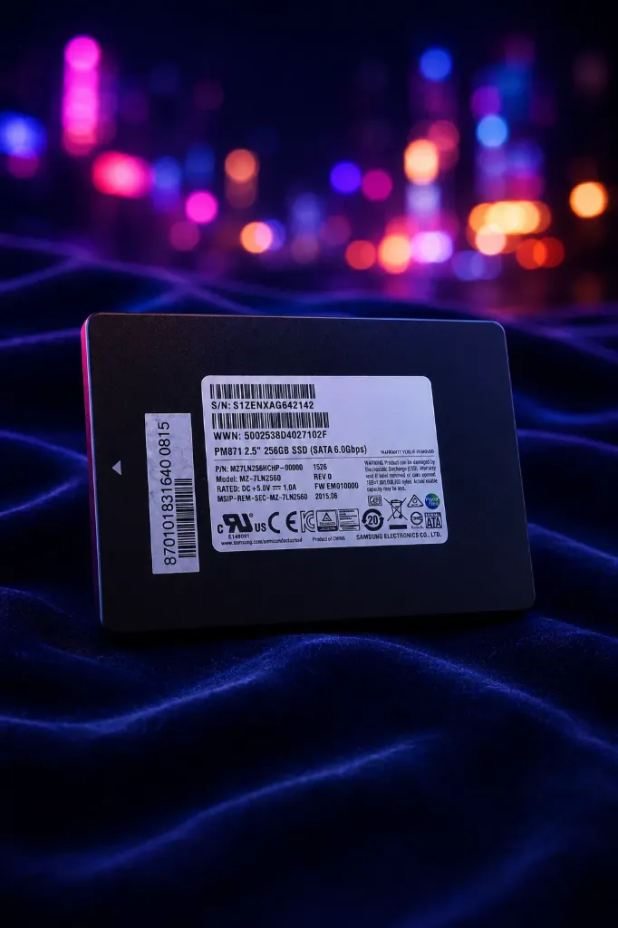Samsung PM871 / PM871a 256GB SSD | 2,5 Zoll (7mm) | SATA III 6Gb/s | Zuverlässiger OEM-Business-Speicher