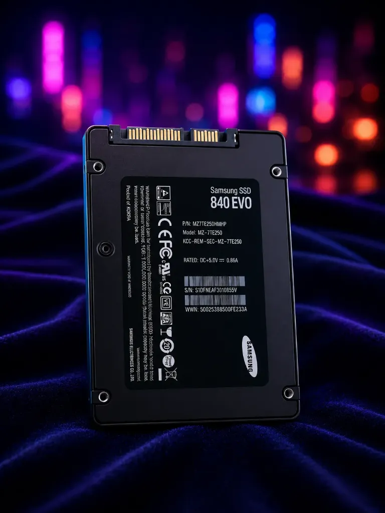 Samsung 840 EVO 250GB SSD | 2,5 Zoll | SATA III 6Gb/s – Das ideale Upgrade für schnellen und zuverlässigen Alltags-Speed