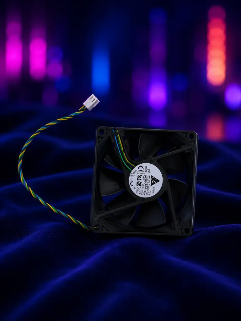 Delta Electronics Gehäuselüfter | Modell AFB0812SH | 80mm Hochleistung | 12V / 0.46A | High Airflow