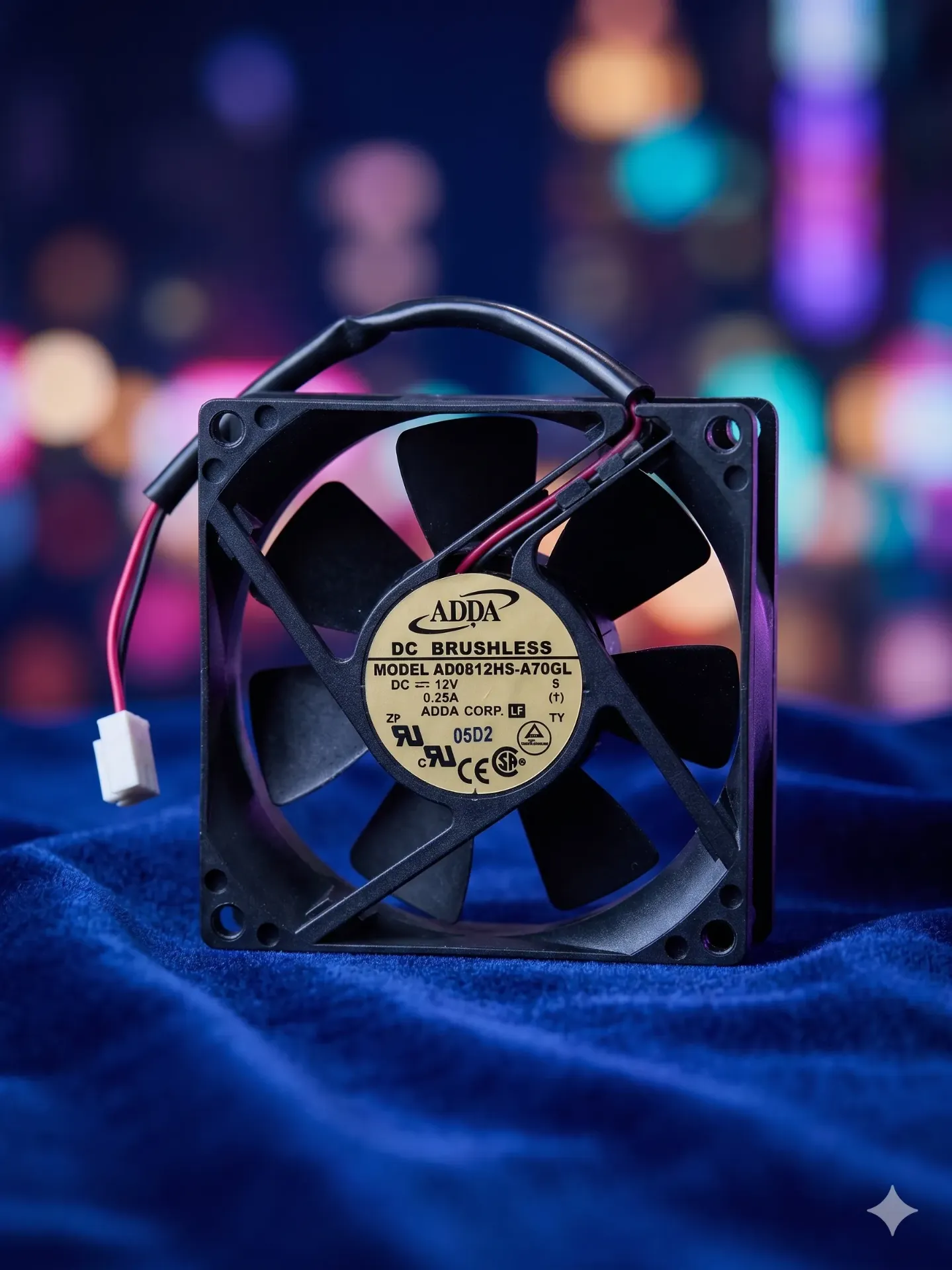 ADDA Gehäuselüfter | Modell AD0812HS-A70GL | 80mm | 12V / 0.25A | Hypro Bearing