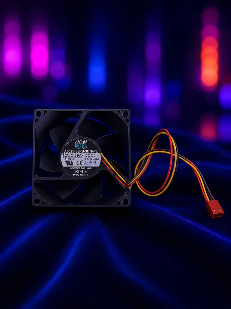 Cooler Master Gehäuselüfter | Modell A8025-36RB-3BN-P1 | 80mm | 12V / 0.18A | Silent Cooling