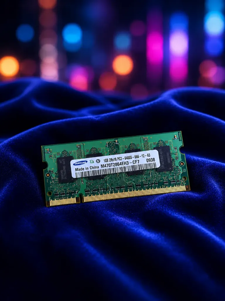 Samsung 1GB DDR2 SO-DIMM M470T2864EH3-CF7 - Laptop RAM – Zuverlässige Performance & Stabile System-Erweiterung