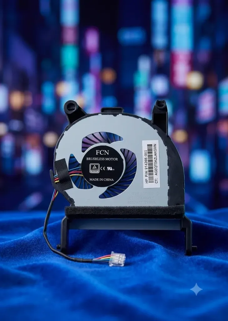 Original HP / FCN Laptop Lüfter | PN: 914266-001 | Brushless Motor | 4-Pin PWM CPU Fan | Refurbished