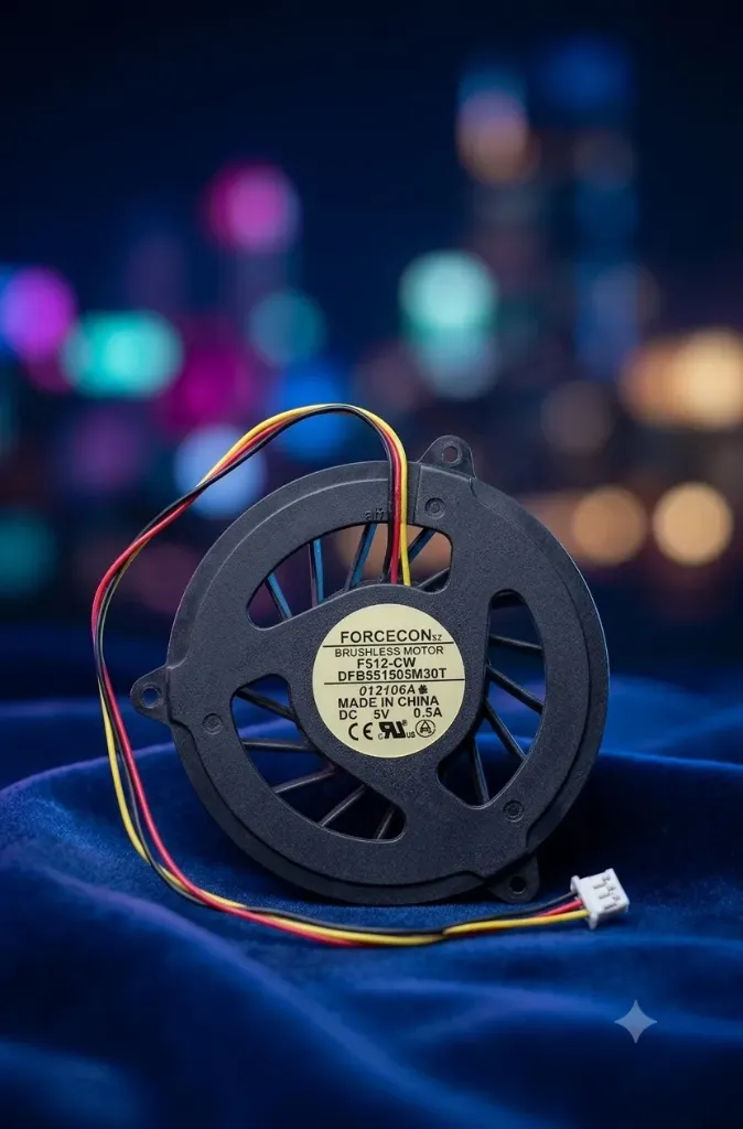 Forcecon Laptop Lüfter | Modell F512-CW | 5V DC | Interner Notebook CPU Fan | Refurbished A-Ware