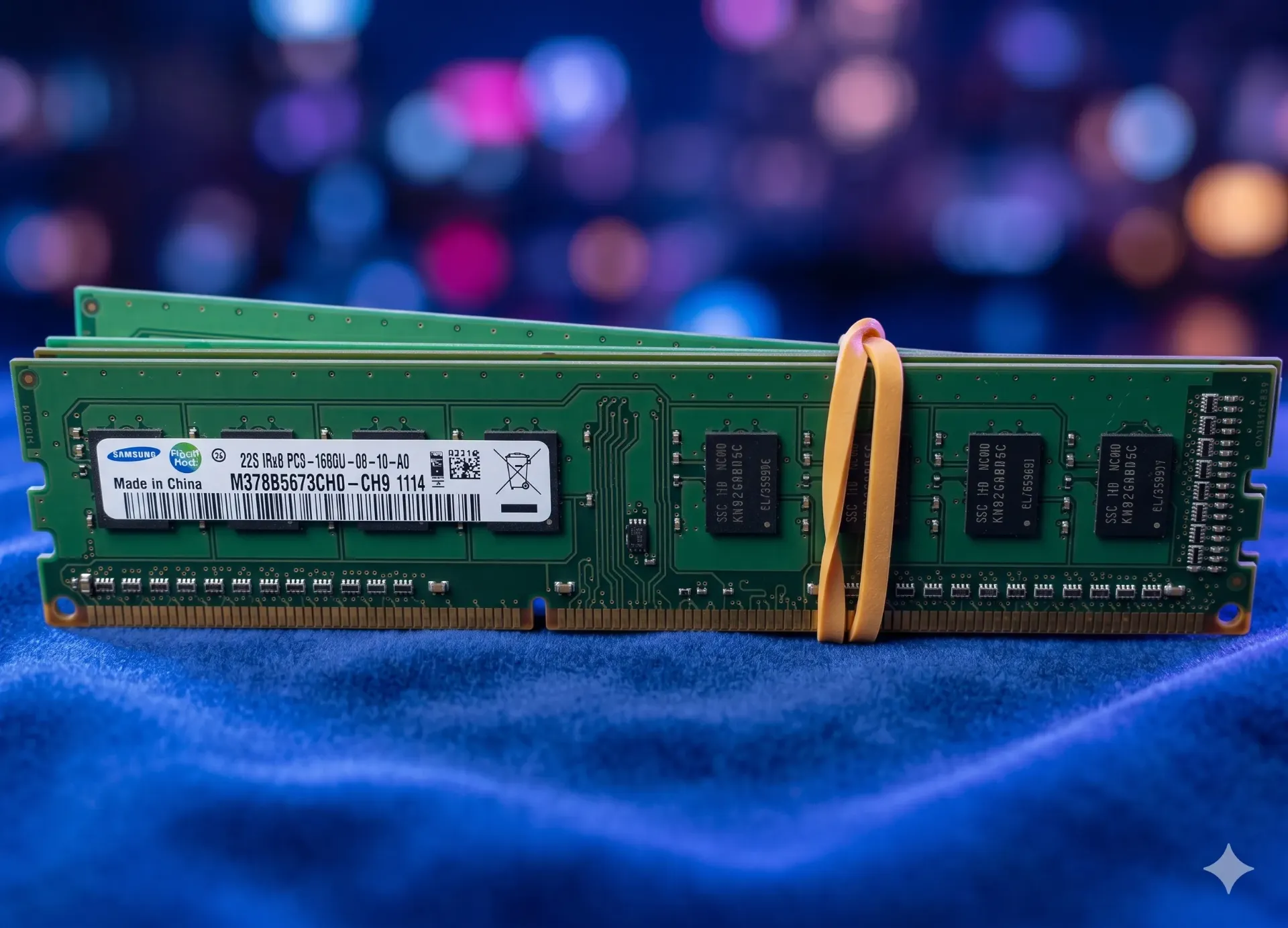 HP 2GB DDR3 RAM | Samsung M378B5773CH0-CH9 | PC3-10600U (DDR3-1333) | Single-Rank | HP P/N: 497157-D88 | Zertifiziert Refurbished I 11er Latenz
