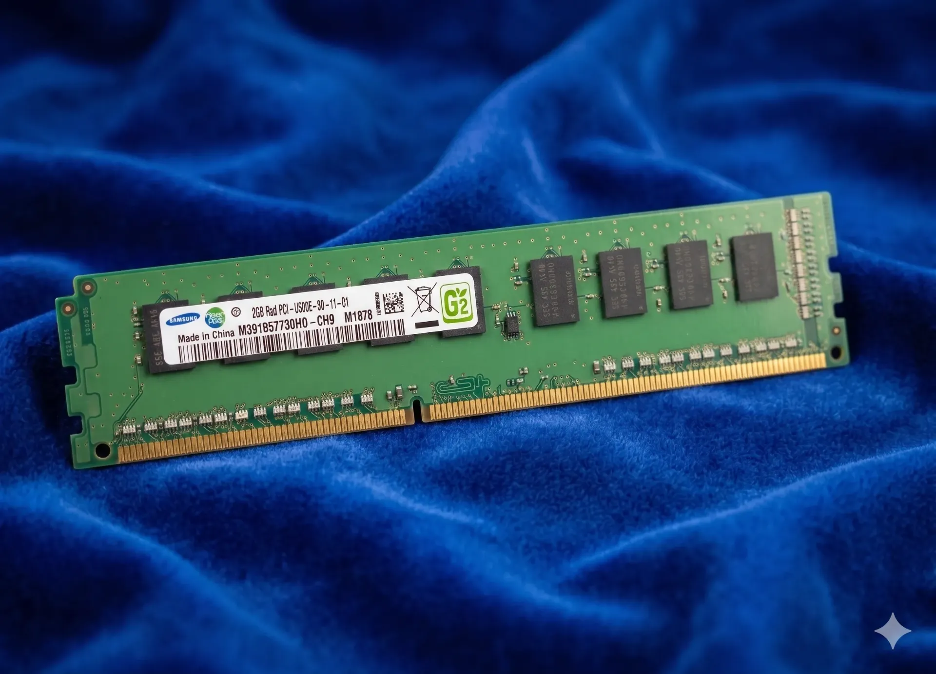 HP 2GB DDR3 ECC unbuffered RAM | Samsung M391B5773DH0-CH9 | PC3-10600E (DDR3-1333) | HP P/N: 637456-571 | Refurbished A-Ware