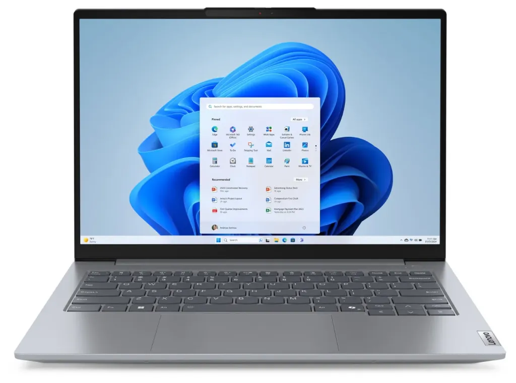 Lenovo ThinkBook 14 G7 IML | 14 Zoll (16:10 WUXGA) | Intel Core Ultra 7 155H (16 Kerne) | 32GB DDR5 | 512GB NVMe SSD | Intel Arc Graphics | Windows 11 Pro + ESET | Refurbished (ecotech)